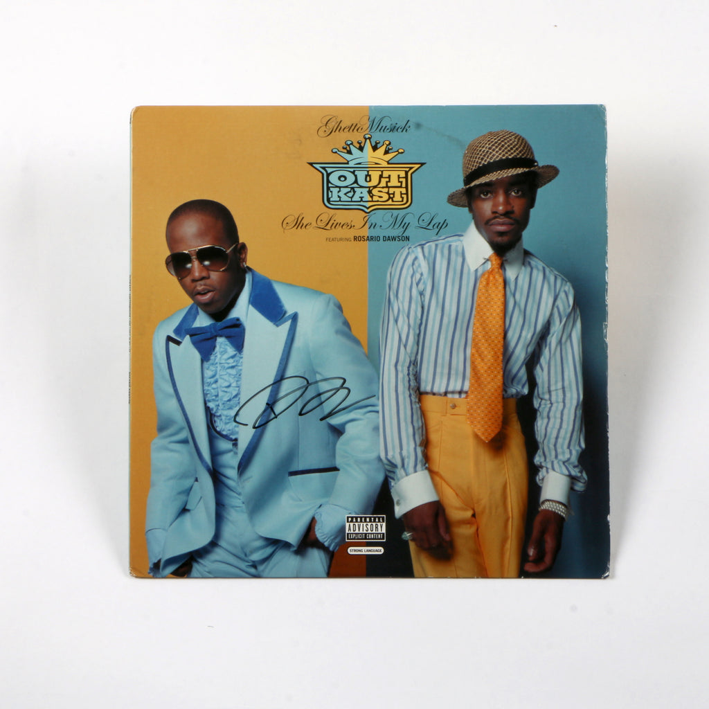 Outkast Big Boi Signed Autographed Vinyl Cover GhettoMusick Beckett BAS COA