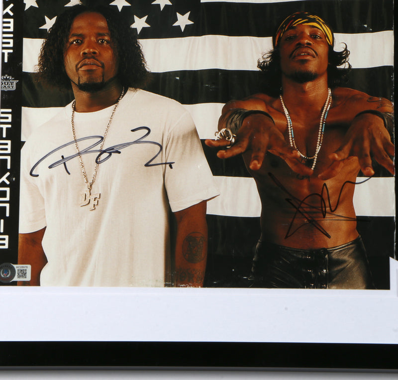Andre 3000 & Big Boi Outcast Signed Stankonia Vinyl Cover - Autographed with Beckett BAS COA