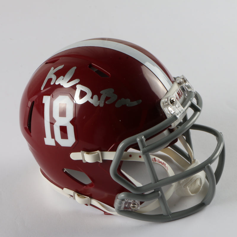 alabama football mini helmet Kalen DeBoer Signed Alabama Mini Helmet Beckett COA – More Than Sports