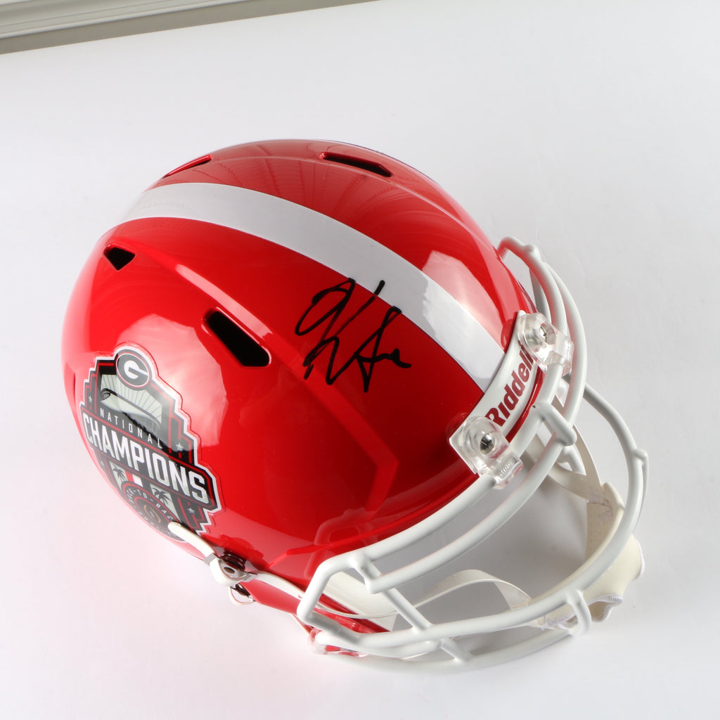 Kirby Smart Signed Full Size Helmet - Georgia Football - Beckett COA