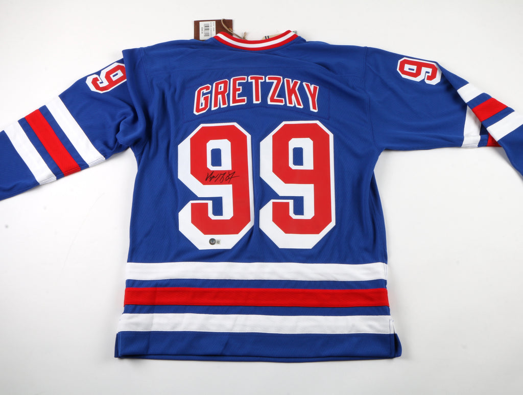 Wayne Gretzky Signed Jersey New York Rangers Beckett COA