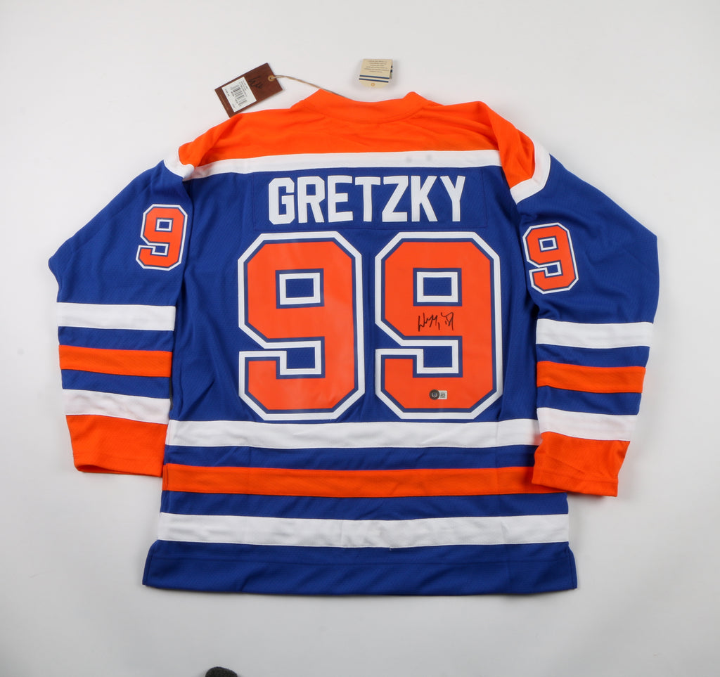 Wayne Gretzky Signed Jersey Edmonton Oilers Beckett COA