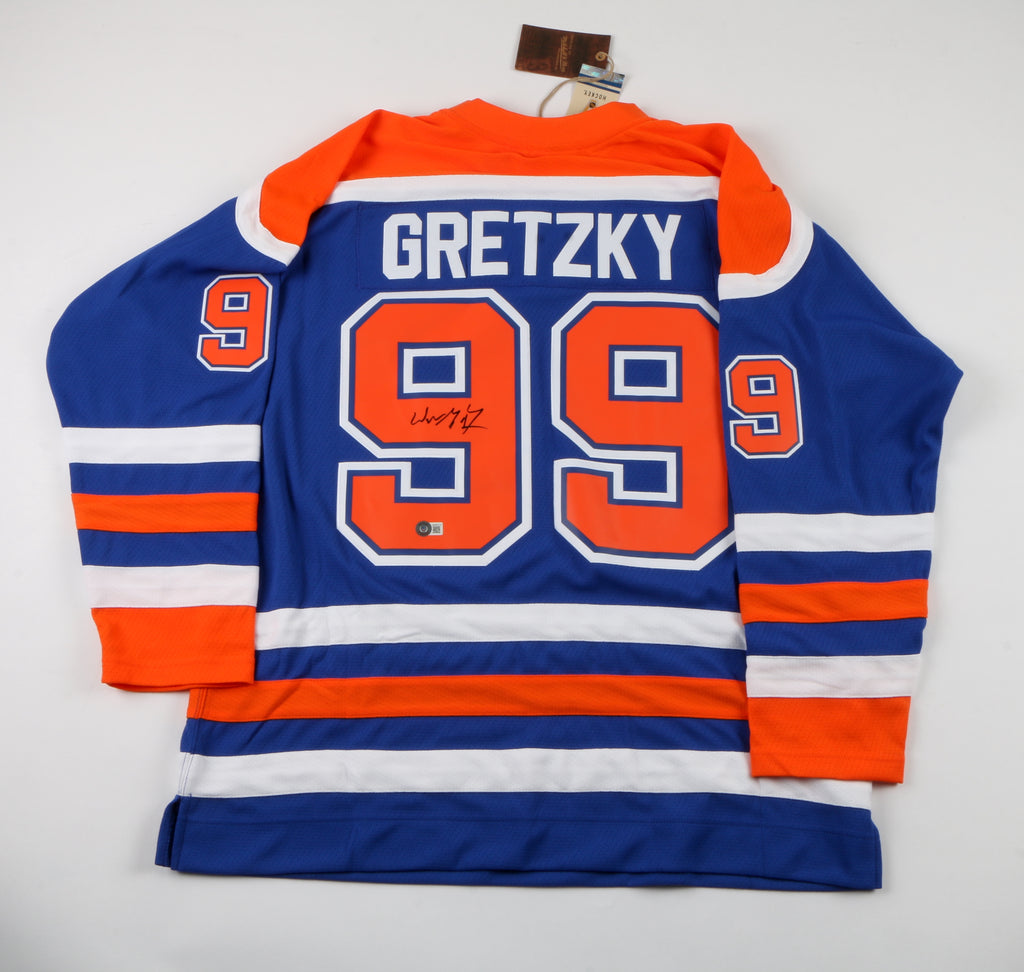Wayne Gretzky Signed Mitchell & Ness Edmonton Oilers Jersey - Beckett COA