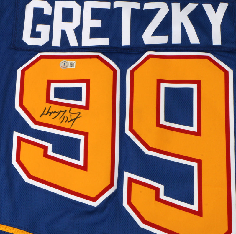 Wayne Gretzky Signed Jersey St. Louis Blues - Beckett COA