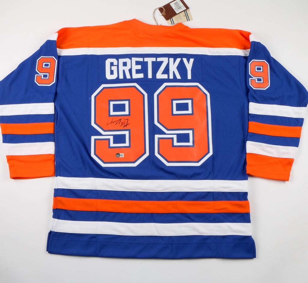 Wayne Gretzky Signed Jersey Edmonton Oilers - Beckett COA