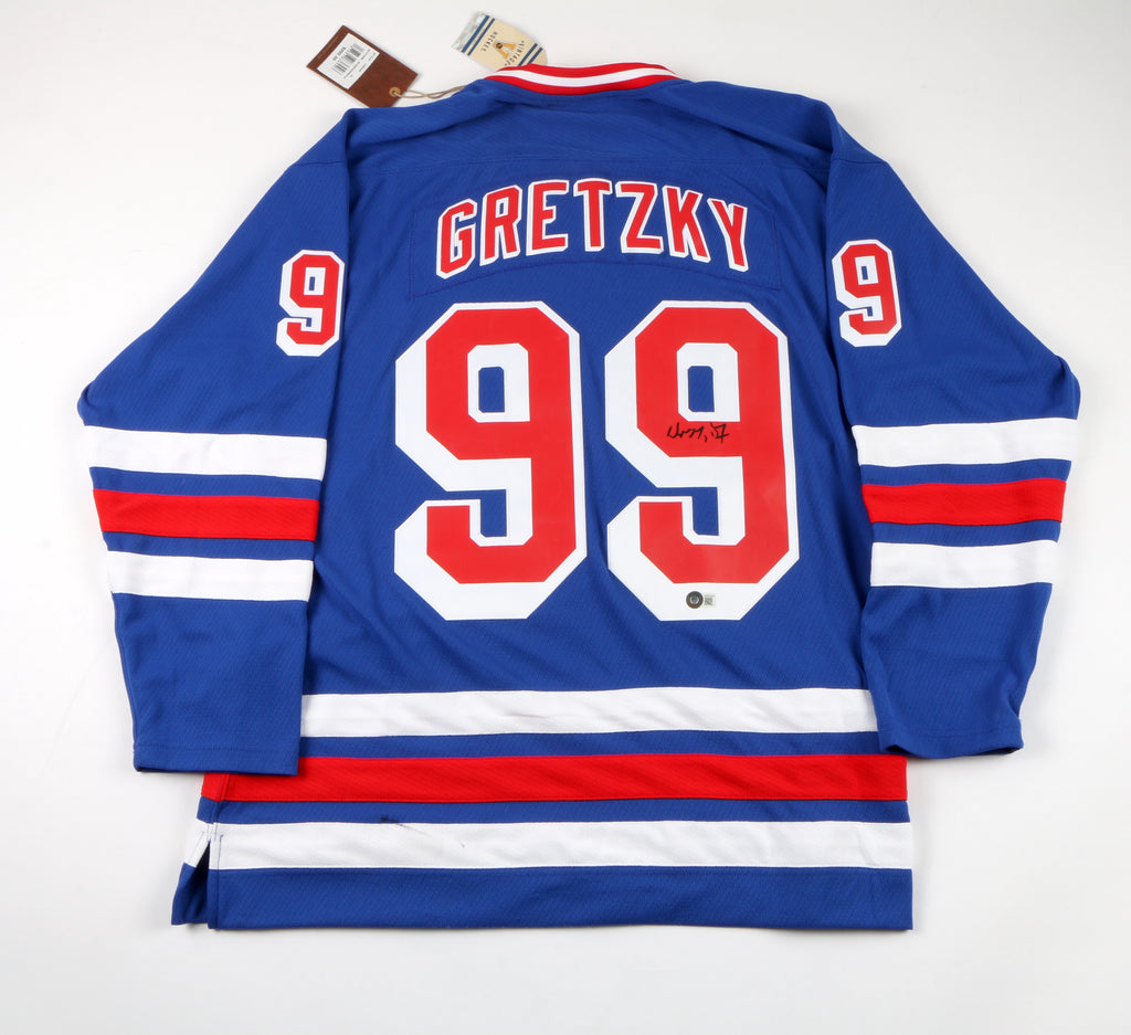 Wayne Gretzky Signed Jersey New York Rangers Beckett COA