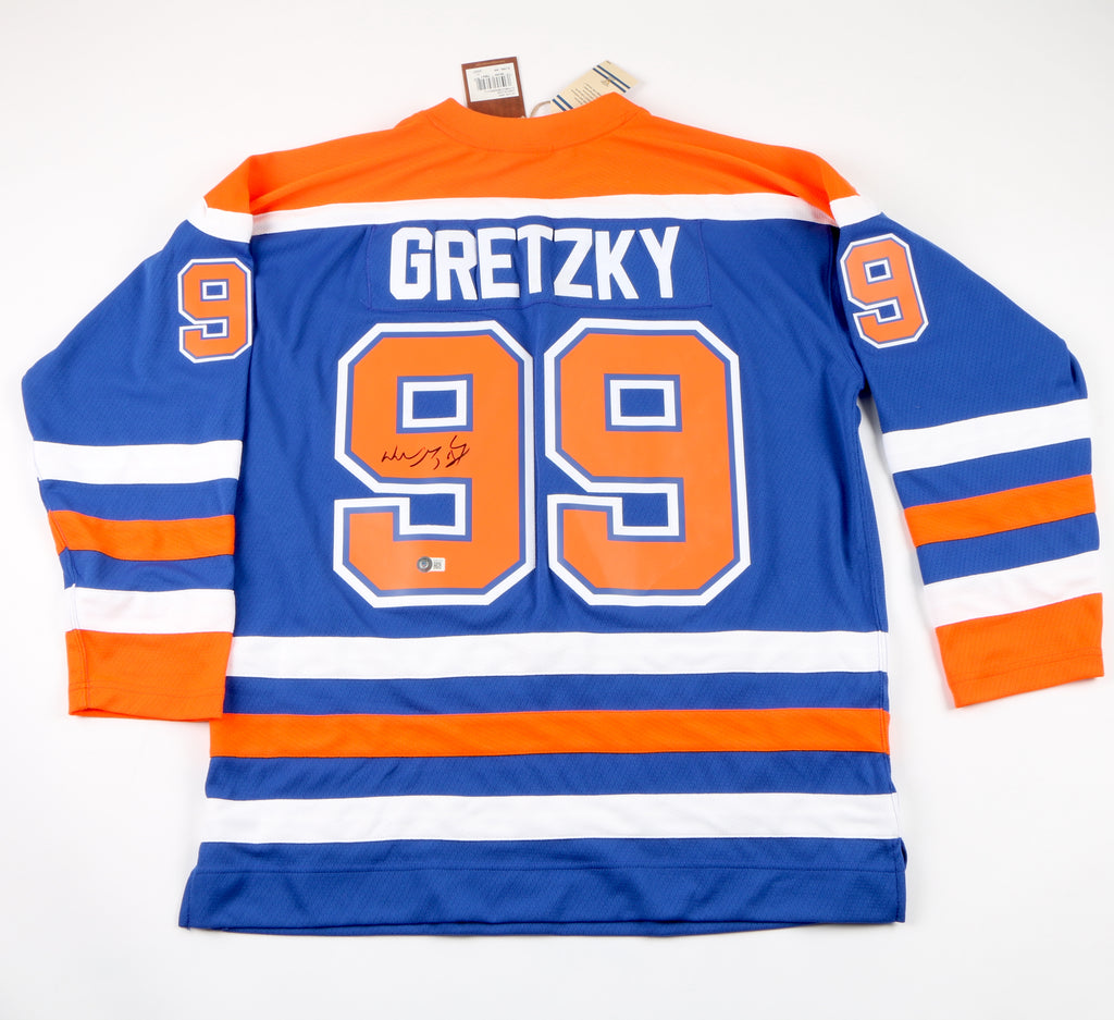 Wayne Gretzky Signed Jersey Edmonton Oilers Beckett COA