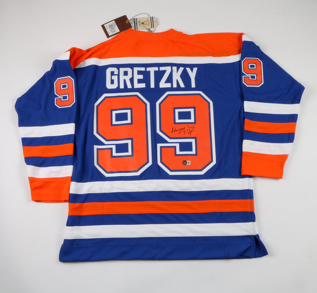 Wayne Gretzky Signed Jersey Edmonton Oilers Beckett COA