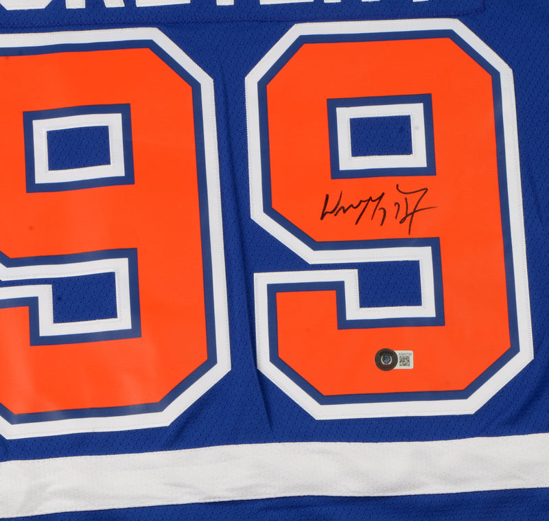 Wayne Gretzky Signed Jersey Edmonton Oilers Beckett COA
