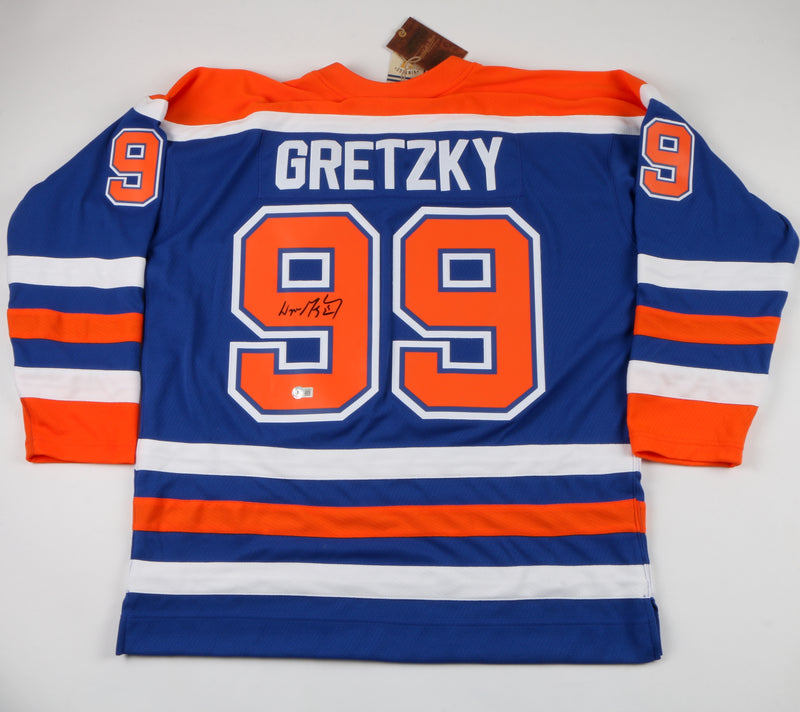 Wayne Gretzky Signed Jersey Edmonton Oilers Beckett COA