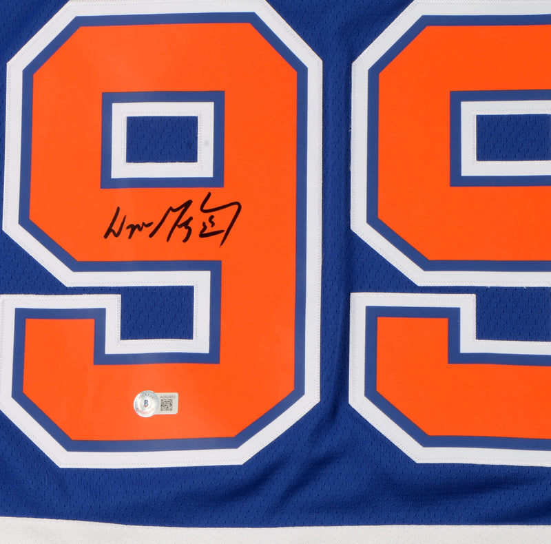 Wayne Gretzky Signed Jersey Edmonton Oilers Beckett COA