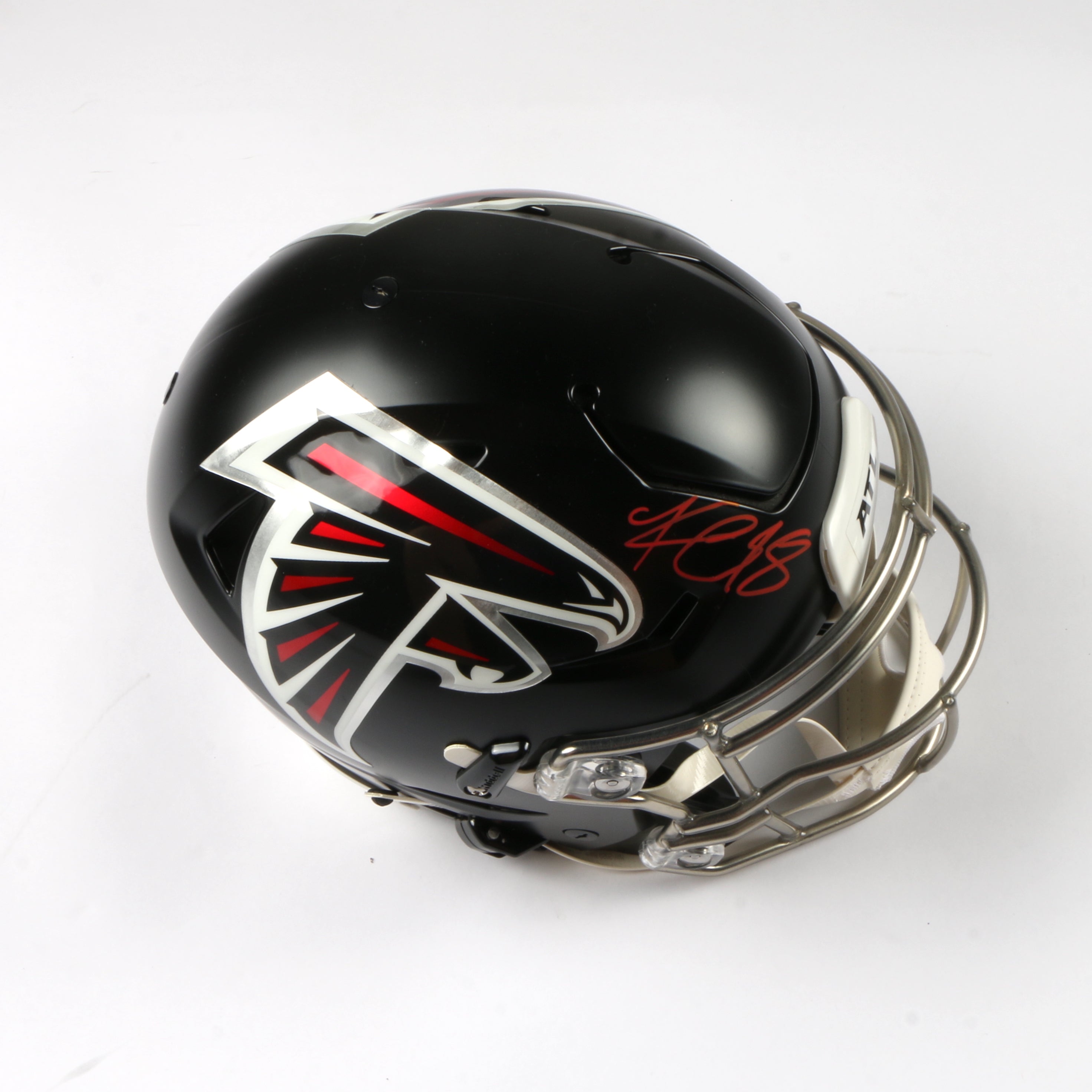 atlanta falcons motorcycle helmet Kirk Cousins Signed Helmet Atlanta Falcons Speed Flex Beckett – More Than Sports
