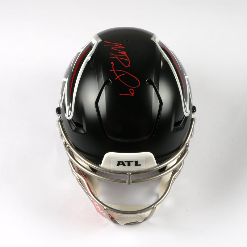 atlanta falcons motorcycle helmet Michael Penix Jr. Signed Helmet Atlanta Falcons Speed Flex Beckett COA – More Than Sports