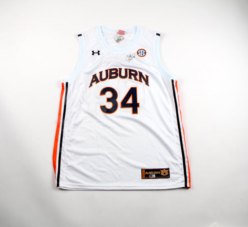 Charles Barkley Signed Jersey Auburn Tigers Barkley Auto - Beckett COA