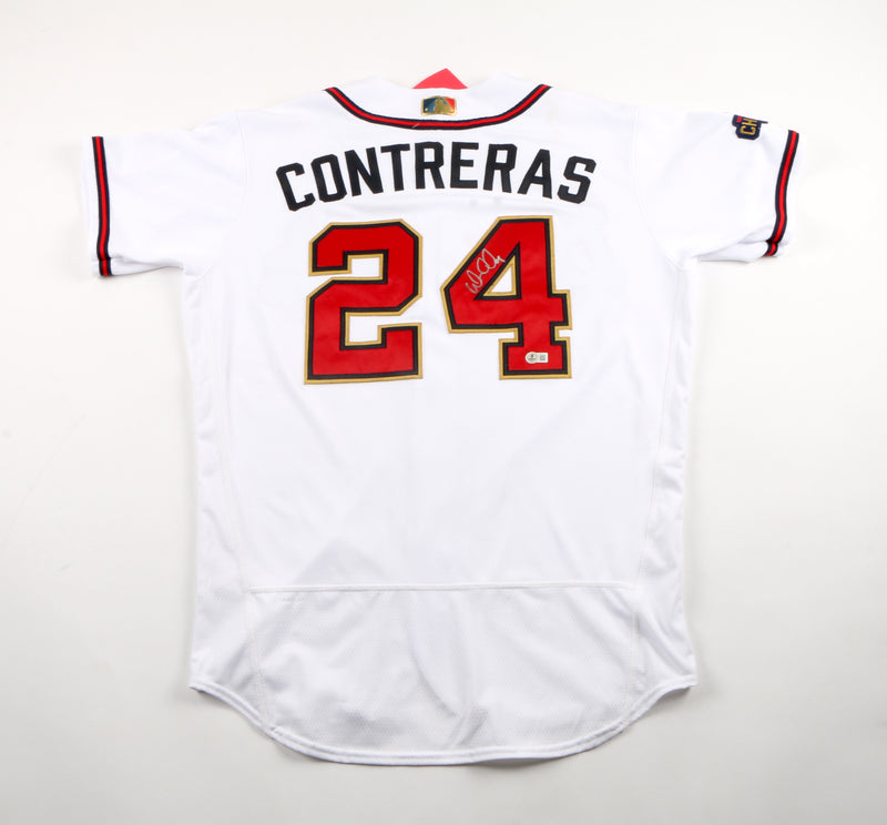 William Contreras Signed Game Worn Jersey Atlanta Braves Beckett COA