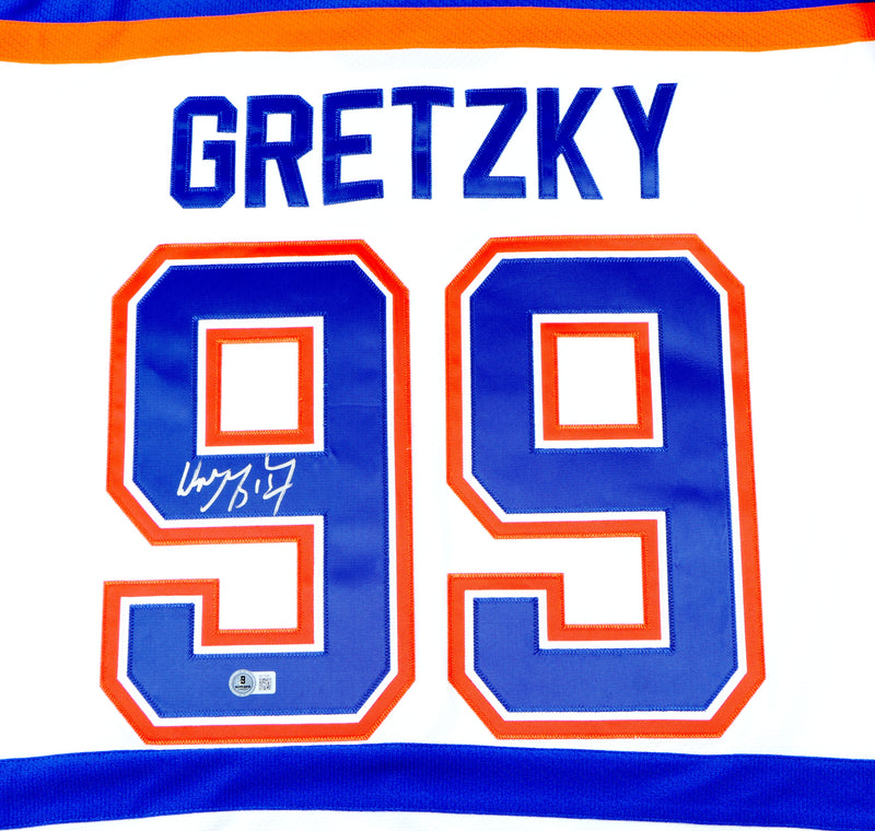 Wayne Gretzky signed Jersey Edmonton Oilers Beckett COA