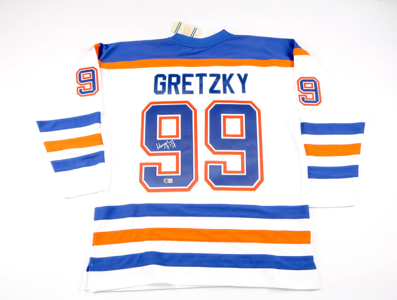 Wayne Gretzky signed Jersey Edmonton Oilers Beckett COA