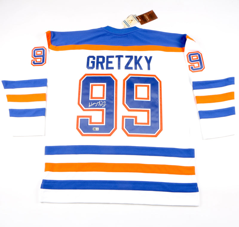 Wayne Gretzky Signed Jersey Edmonton Oilers Beckett COA