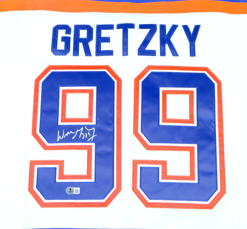 Wayne Gretzky Signed Jersey Edmonton Oilers Beckett COA