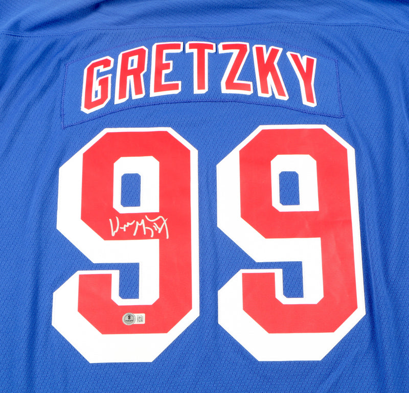Wayne Gretzky Signed Jersey New York Rangers Beckett COA