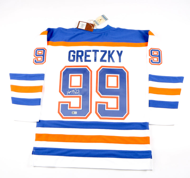 Wayne Gretzky Signed Jersey Edmonton Oilers  - Beckett COA