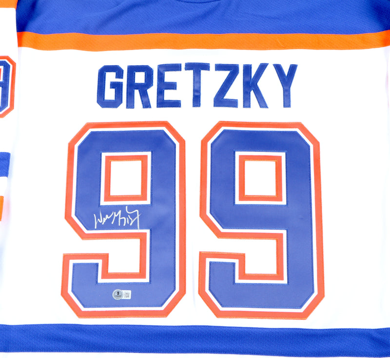 Wayne Gretzky Signed Jersey Edmonton Oilers  - Beckett COA