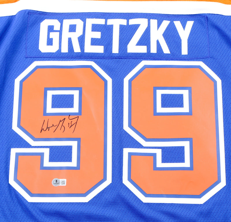 Wayne Gretzky Signed Jersey Edmonton Oilers Beckett COA