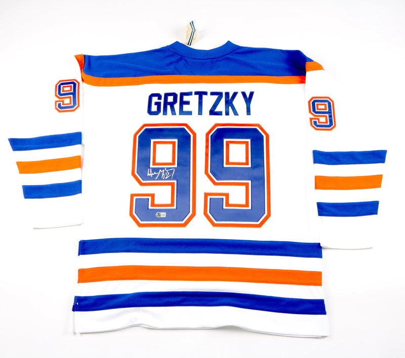 Wayne Gretzky Signed Edmonton Oilers Jersey - Beckett COA