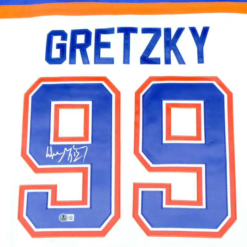 Wayne Gretzky Signed Edmonton Oilers Jersey - Beckett COA