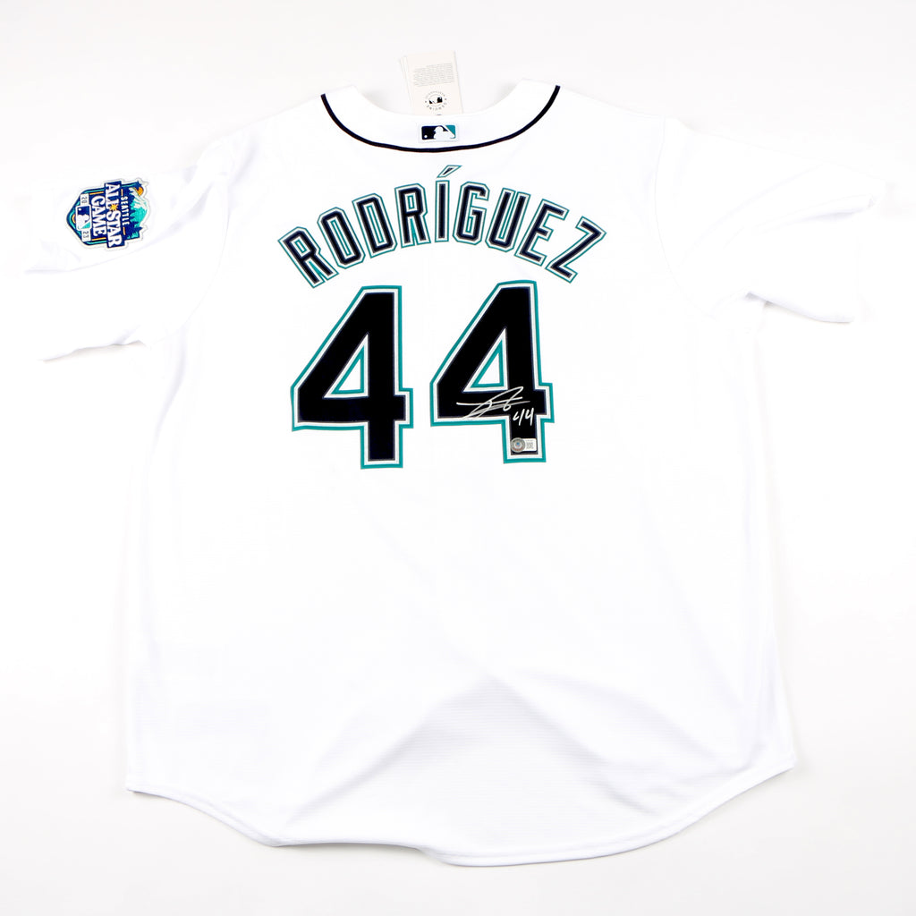 Julio Rodriguez Signed Mariners Jersey Inscribed "#44" - Beckett COA