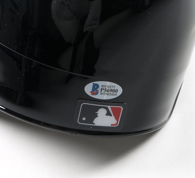 Ozzie Albies Signed Helmet - Atlanta Braves - Beckett COA