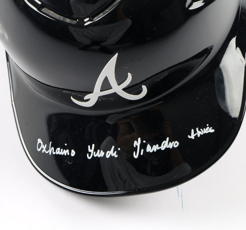 Ozzie Albies Signed Helmet - Atlanta Braves - Beckett COA