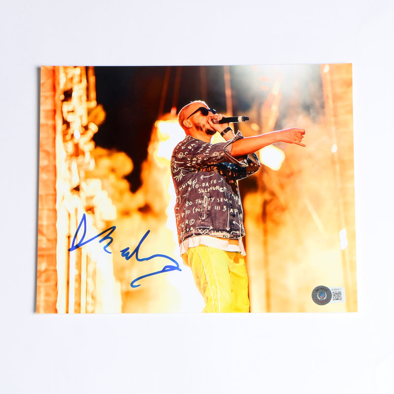 J Balvin Signed Photo 8x10 Beckett COA BJ085411