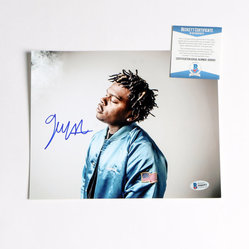 Gunna Signed Photo 8x10 Beckett COA S66693