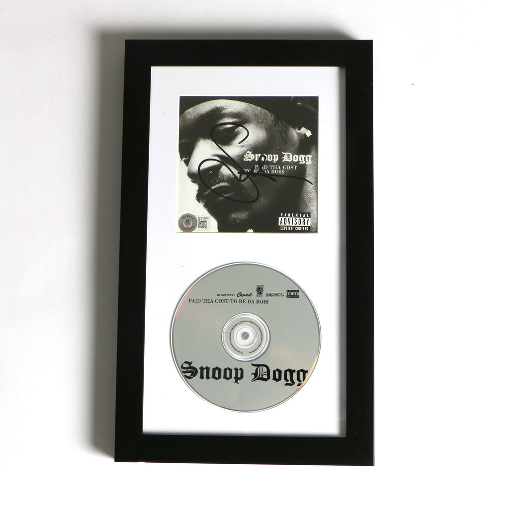 Snoop Dogg Signed Album Paid Da Cost To Be Da Boss Framed Auto Beckett