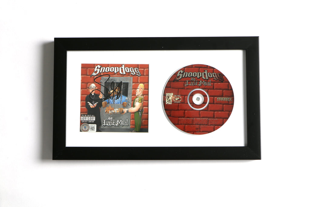 Snoop Dogg Signed The Last Meal Album Cover Framed Auto Beckett