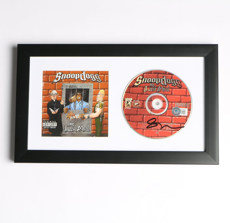 Snoop Dogg Signed CD The Last Meal Album Cover Framed Auto Beckett