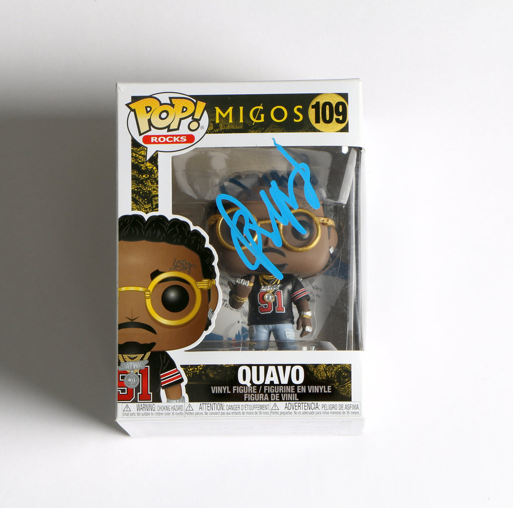 Quavo Signed Funko Pop Migos Funko 109 Rapper Beckett