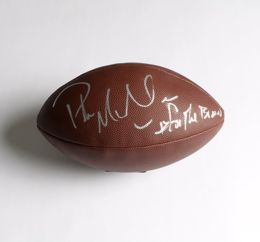 Pat McAfee Signed Football Inscribed "For the Brand' - Beckett COA