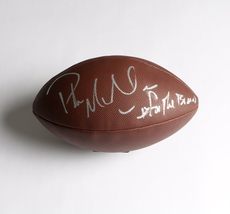 Pat McAfee Signed Football Inscribed "For the Brand' - Beckett COA