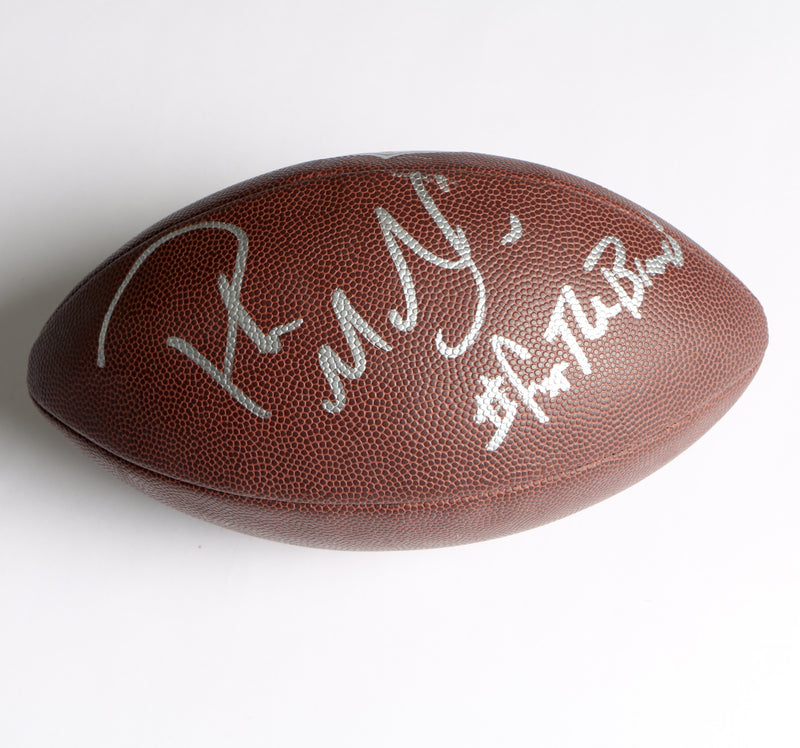 Pat McAfee Signed Football Inscribed "For the Brand' - Beckett COA