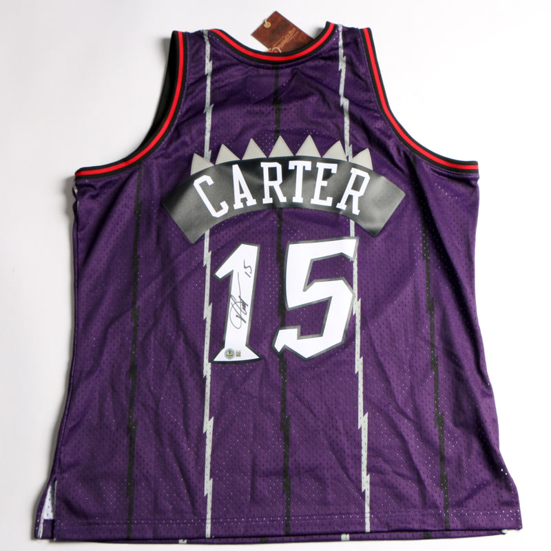 Vince Carter Signed Jersey Toronto Raptors Beckett COA