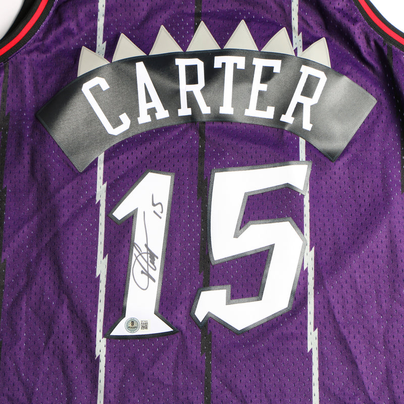Vince Carter Signed Jersey Toronto Raptors Beckett COA