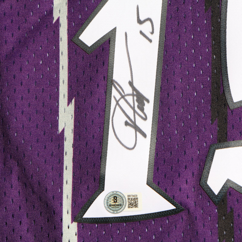 Vince Carter Signed Jersey Toronto Raptors Beckett COA