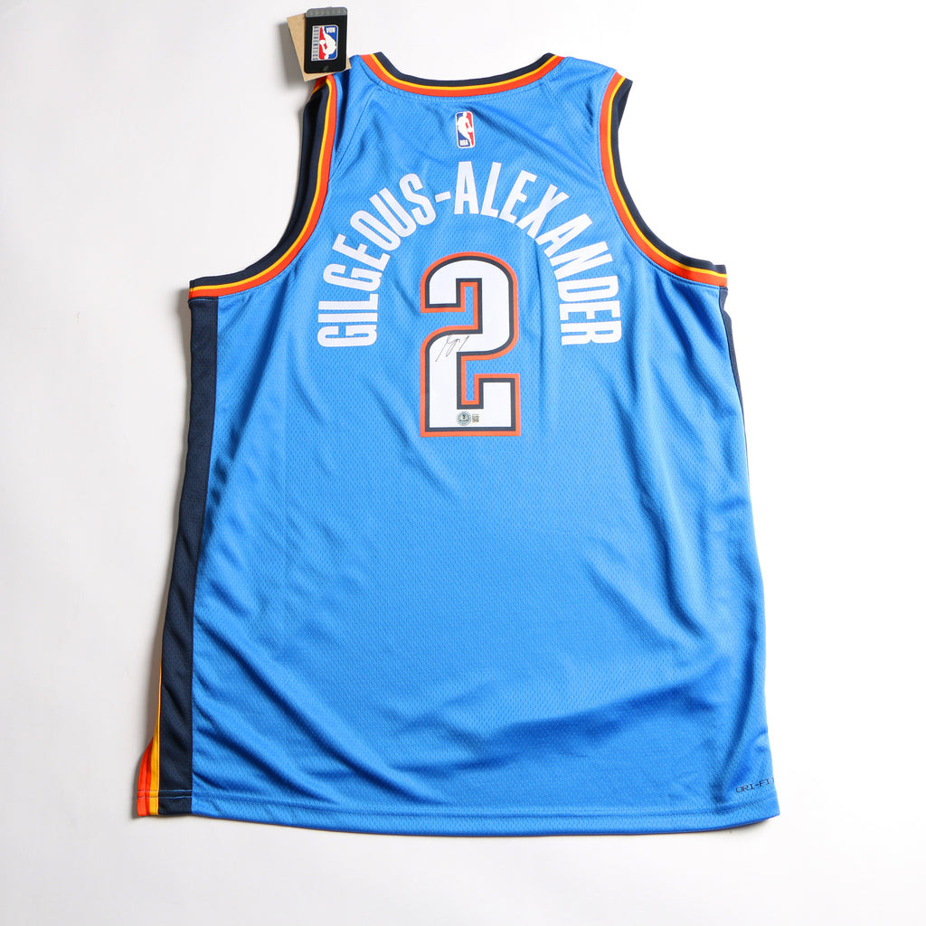 Shai Gilgeous-Alexander Signed Jersey Oklahoma City Thunder Beckett COA