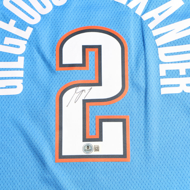 Shai Gilgeous-Alexander Signed Jersey Oklahoma City Thunder Beckett COA
