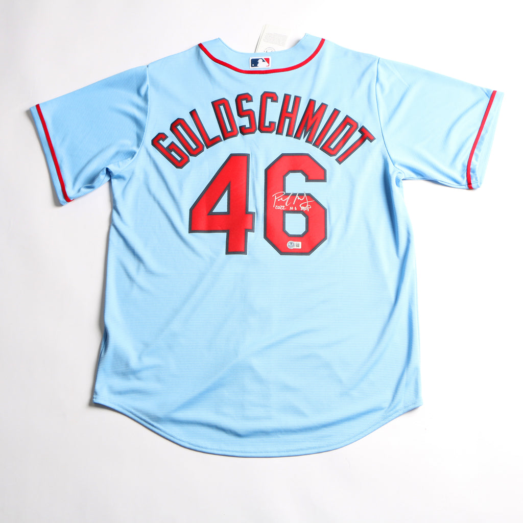 Paul Goldschmidt Signed Jersey Inscribed "2022 NL MVP" - Beckett COA