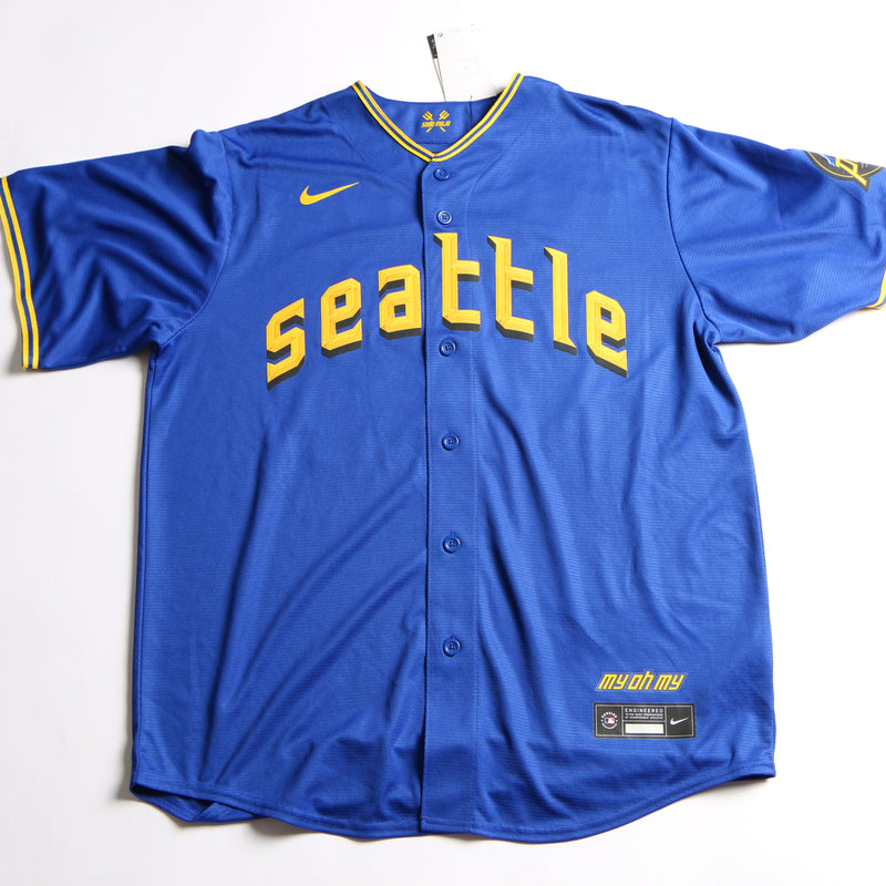 Julio Rodriguez Signed Mariners Jersey Inscribed "#44" - Beckett COA