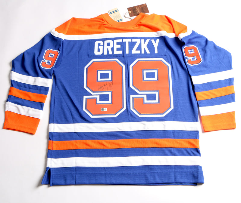 Wayne Gretzky Signed Jersey Edmonton Oilers - Beckett COA