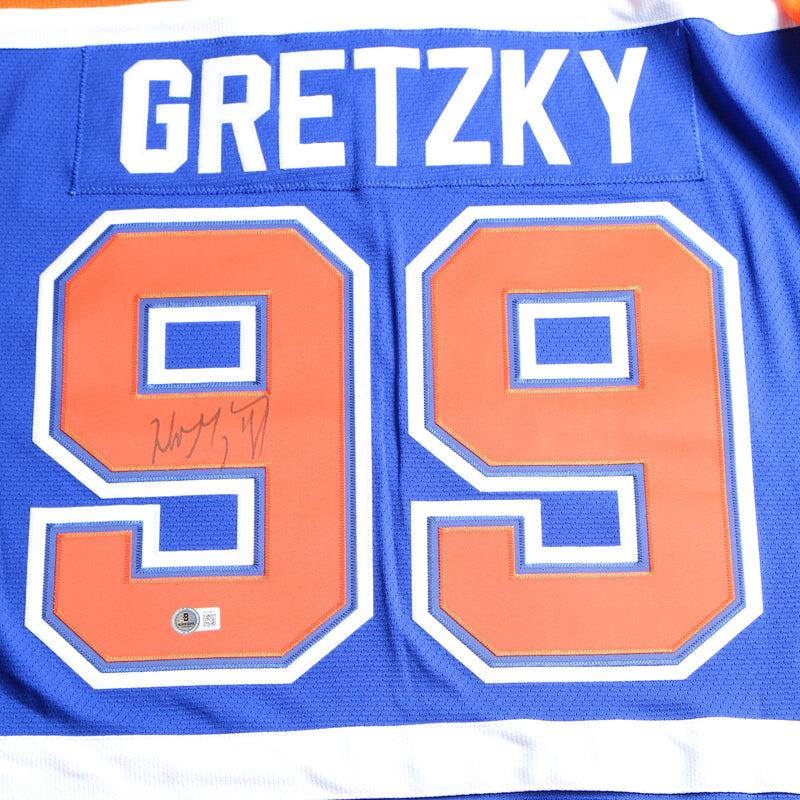 Wayne Gretzky Signed Jersey Edmonton Oilers - Beckett COA